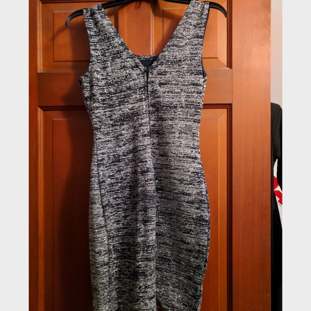 Sparkly Silver and Black Dress